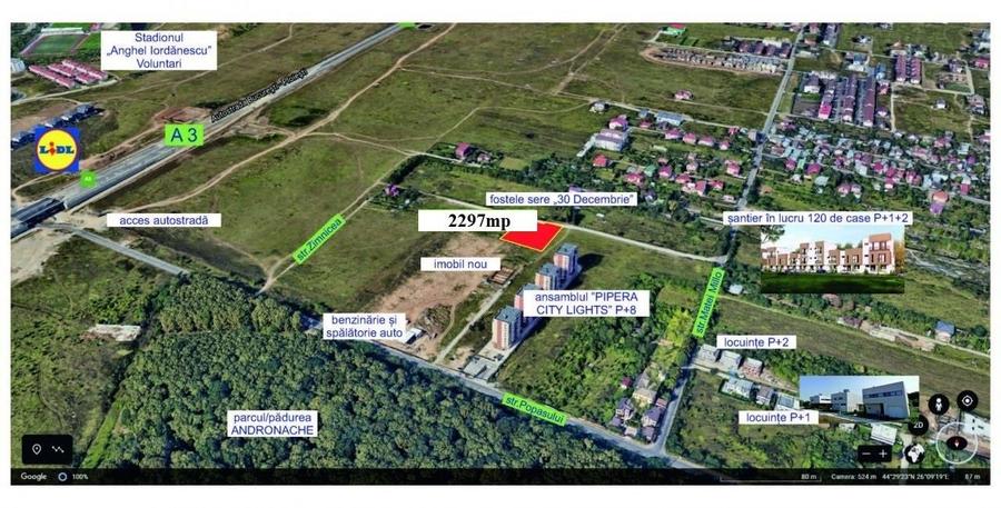 Teren dezvoltare 2297mp - Pipera / Popasului - 1
