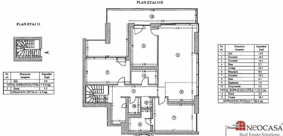Apartament cu 4 camere în Rahova