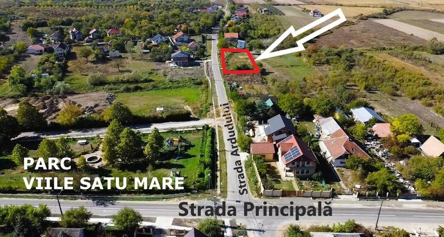 Teren Construcții intravilan de 1224 mp, în Sud