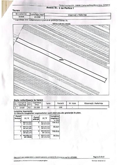 Teren agricol 2,31 ha, comasat, acces drum Smeeni, Buzau - 2