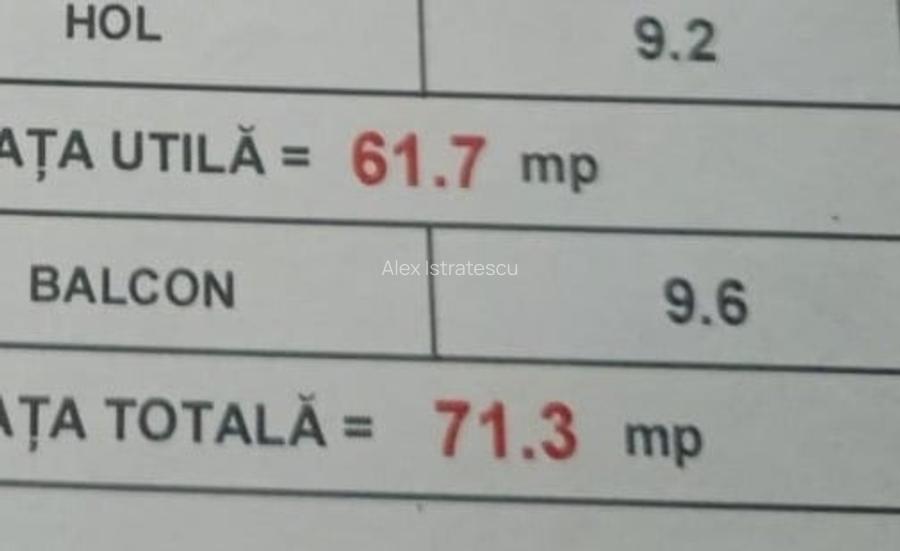 Apartament 3 camere Obor