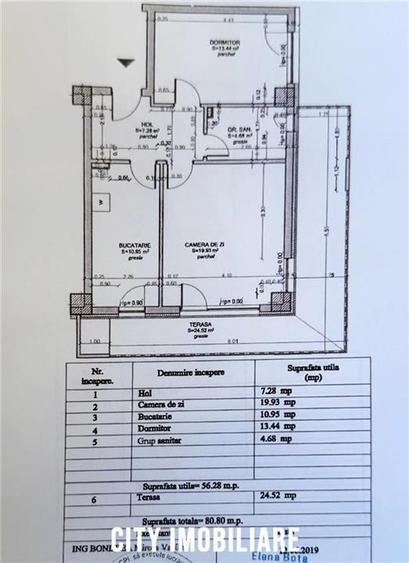 Apartament 2 camere decomandat, Sophia Residence,  Terasa 25 mp, 2 parcari - 18