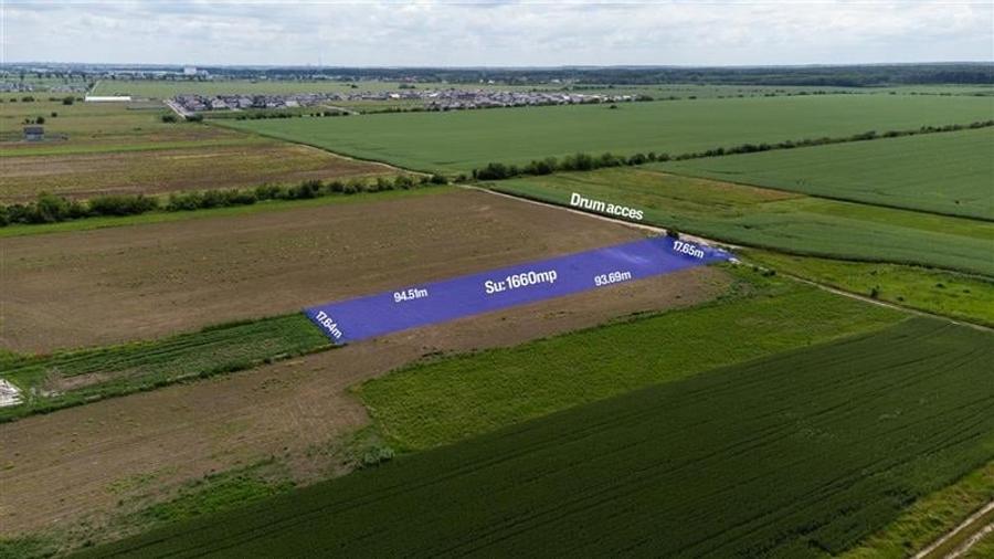 BUFTEA FLAMANZENI,TEREN INTRAVILAN 1660 MP,DESCHIDERE 17 M,ASFALT 70 M - 5