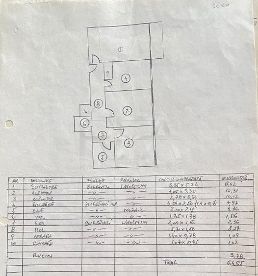 3 camere finisat lux + loc parcare - Oraselul Copiilor | Brancoveanu - 9