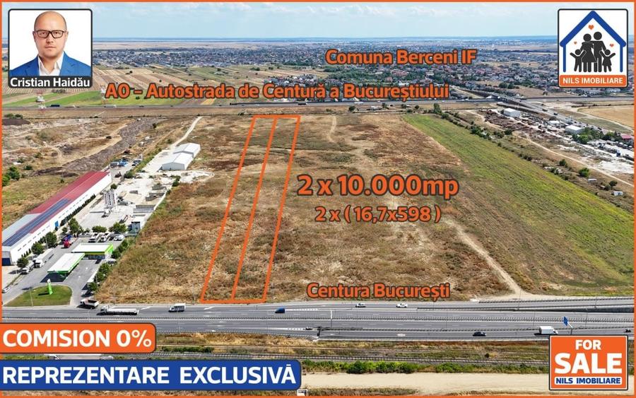 Teren 20k mp intravilan situat intre centura si A0 - Berceni IF - 1