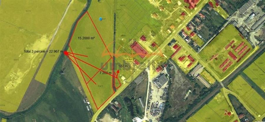 De vanzare in Gherla, Strada Hasdatii, 22.967mp - 2