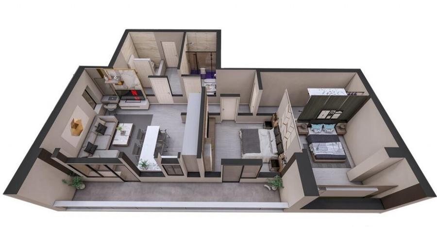 Apartament 3 camere O.B.A Luxury Plus - Tomis Plus - 8