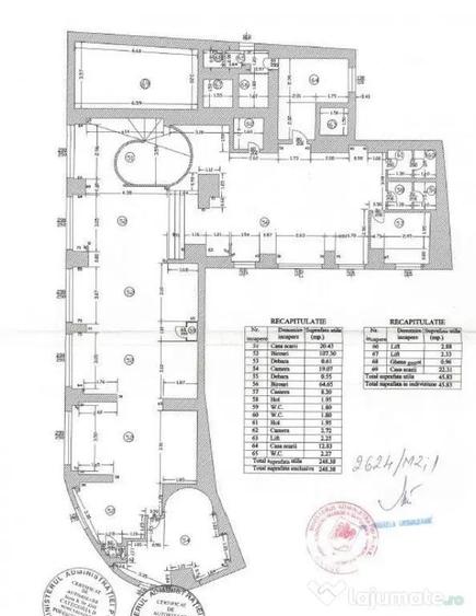 Zona Universitate Batistei mezanin 205 mp pt birouri, etc - 1
