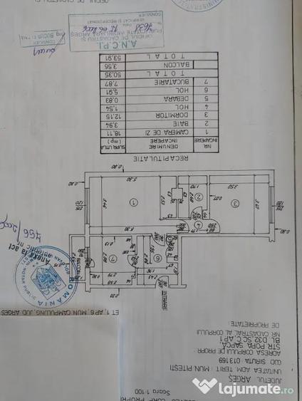 Apartament cu 2 camere semidecomandat în Popa Șapcă