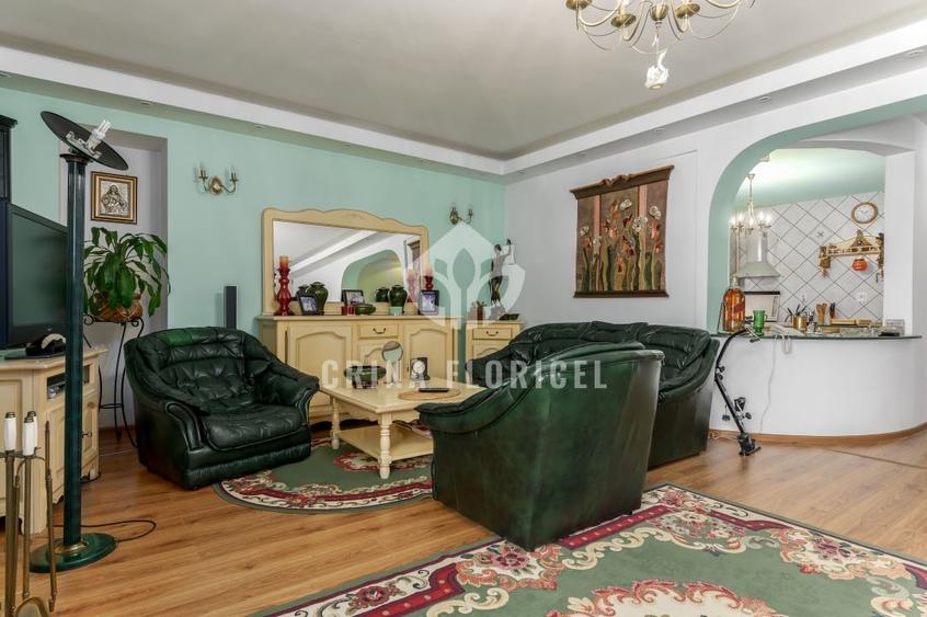 Apartament cu 4 camere decomandat, mobilat în Dorobanți