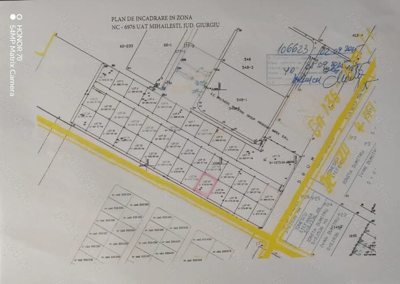 Teren de 580 mp, în Central