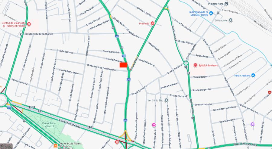 Teren Construcții intravilan de 1018 mp, în Central