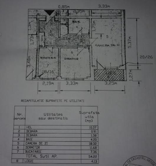 Apartament cu 2 camere decomandat, mobilat în 1 Mai