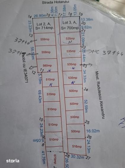 Teren de 510 mp, în Bolintin-Deal