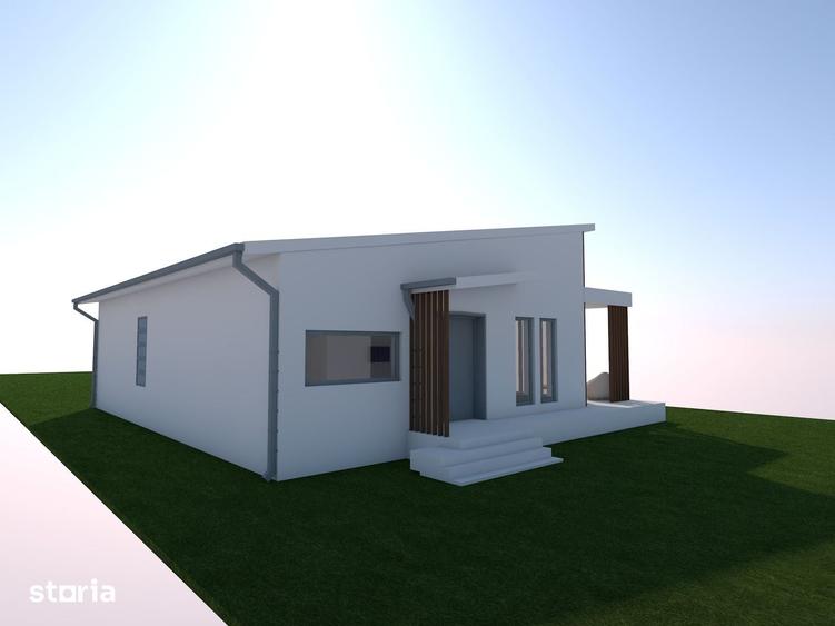 Casă cu 3 camere cu Teren 380 Mp în Cârcea