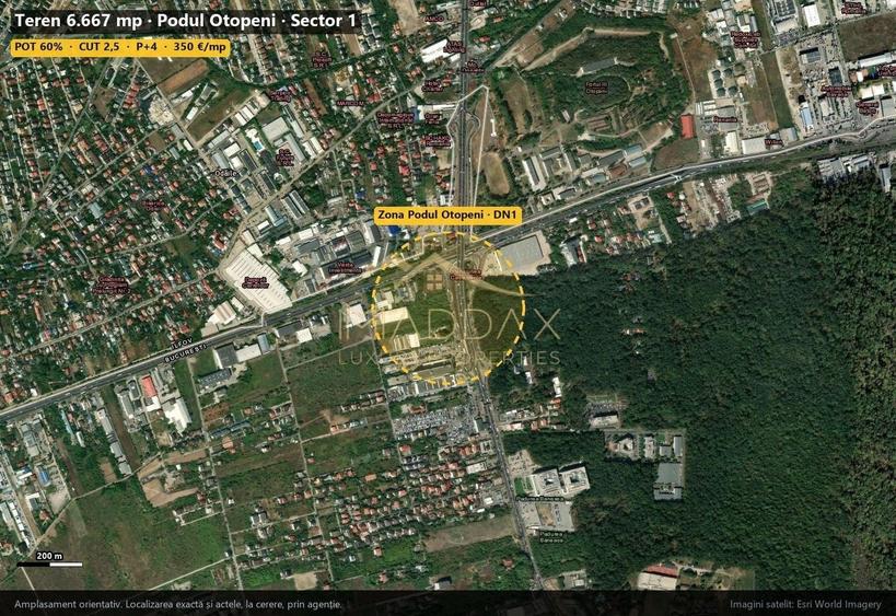 Teren Construcții intravilan de 6667 mp, în Băneasa