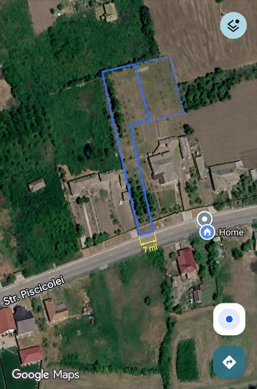 Teren intravilan 1.200+ mp | Livada & Acces privat 7m | Salcioara - Jurilovca - 5