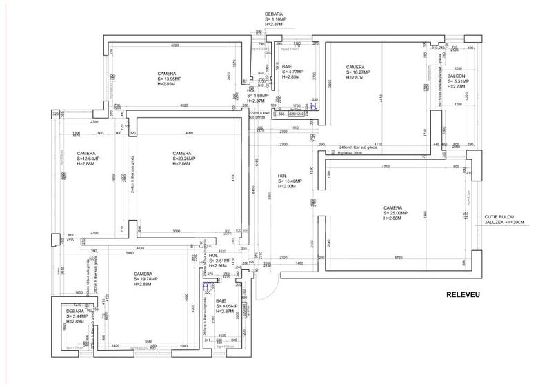 Apartament cu 4 camere decomandat, mobilat în Central