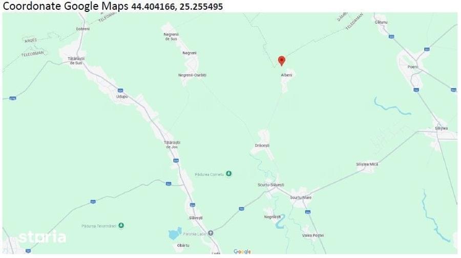 Teren de 5800 mp, în Scurtu Mare