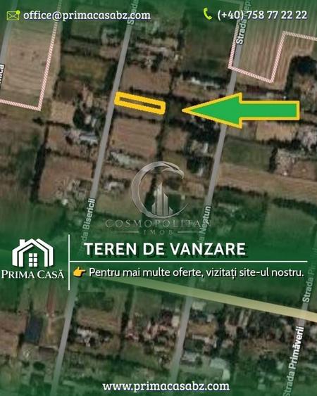 Teren Construcții intravilan de 1300 mp, în Călțuna