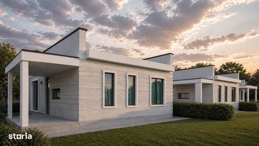 Casă cu 2 camere cu Teren 250 Mp în Cernica
