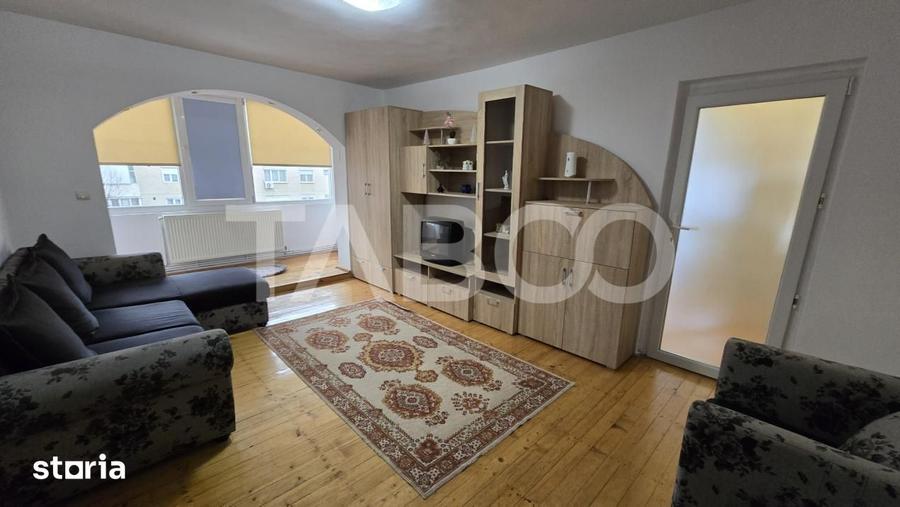Apartament cu 2 camere semidecomandat, mobilat în Trei Stejari
