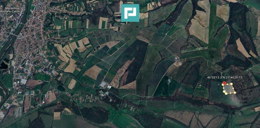 Teren agricol extravilan de 43400 mp, în Nord-Vest
