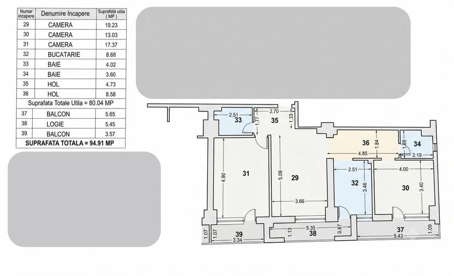 Apartament 3 camere 80mp | 0 comision | Pipera - Scoala Americana | mo - 5
