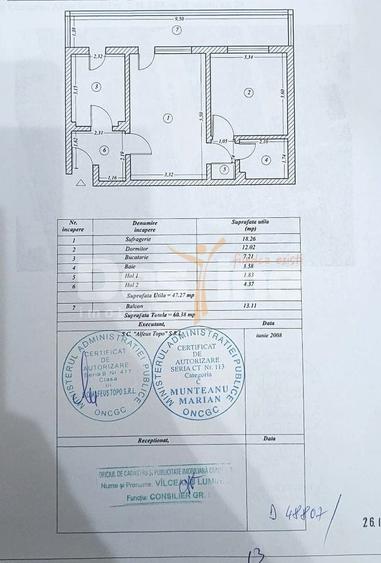 Apartament cu 3 camere semidecomandat în Tomis III
