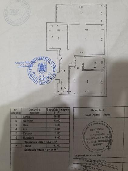 Apartament cu 2 camere decomandat în Chitila