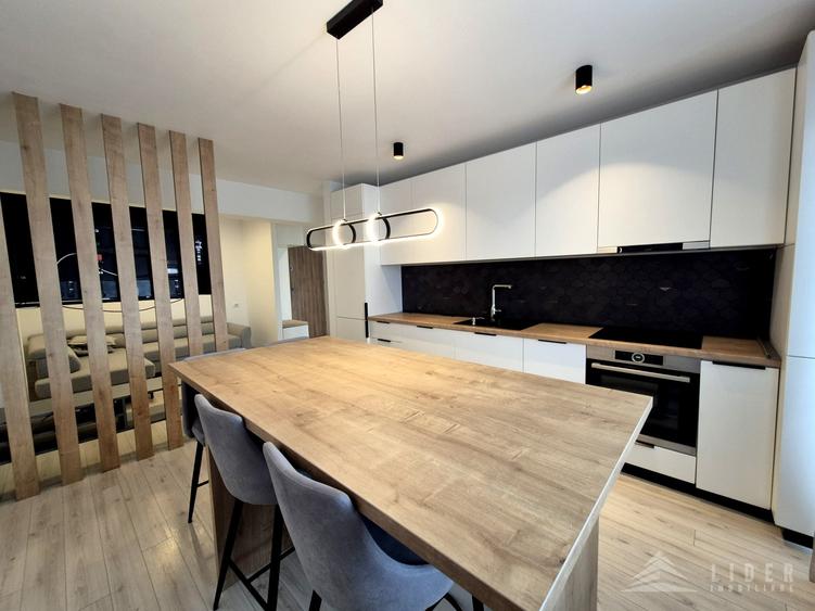 Apartament cu 2 camere semidecomandat, mobilat în Mărăști