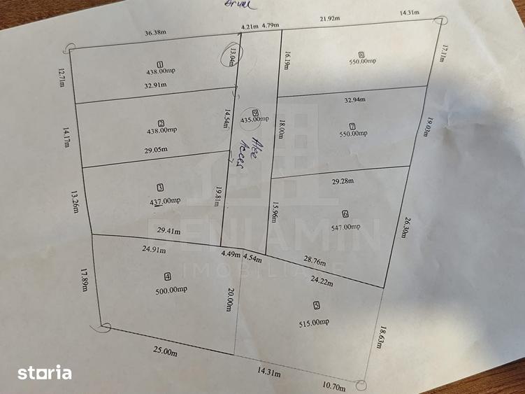 Teren de 550 mp, în Popoveni