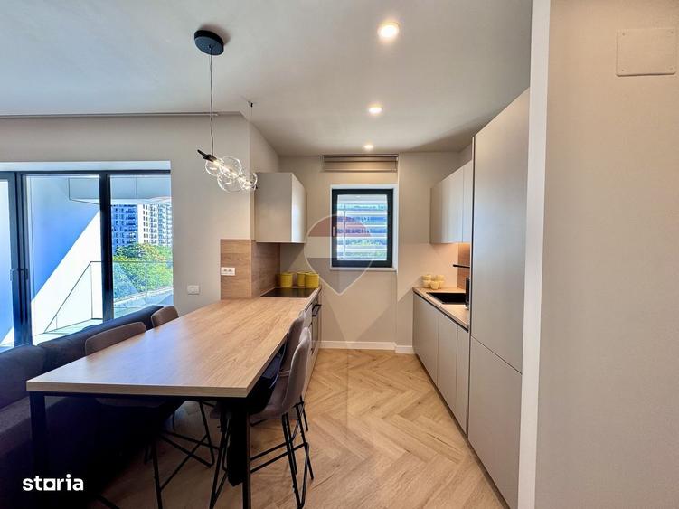 Apartament cu 2 camere, mobilat în Pipera