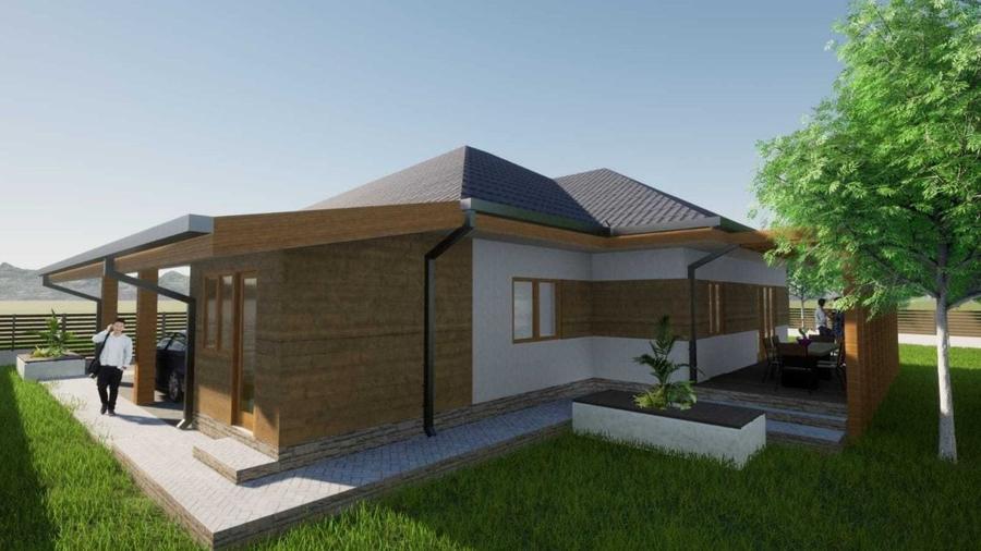 Casă individuală cu 4 camere cu Teren 725 Mp în Exterior Nord