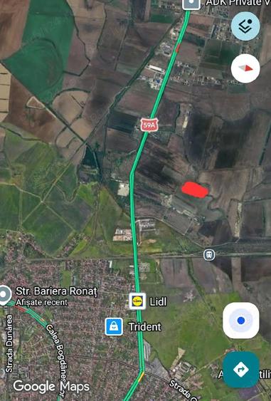 Vand teren 2,5 Ha Timisoara - 1