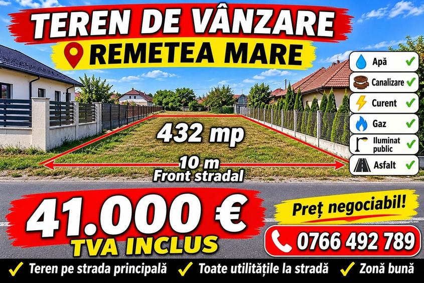 Spațiu comercial, în Remetea Mare