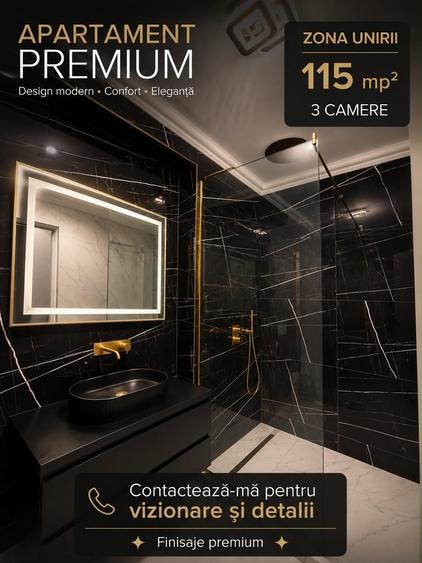 Apartament cu 3 camere în Unirii
