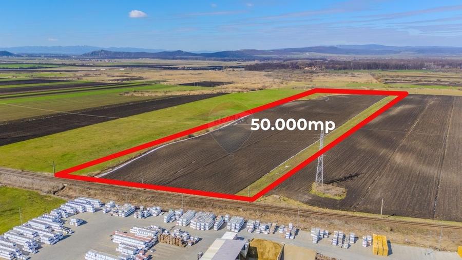 Teren Construcții extravilan de 50000 mp, în Prejmer