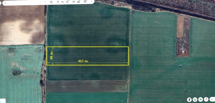 Teren agricol extravilan de 22235 mp, în Grădiștea