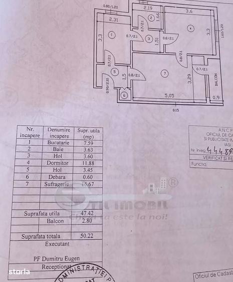 Apartament cu 2 camere în Nicolina