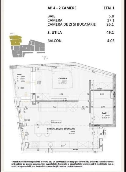 Apartament 2 camere de vanzare in Centru, Cluj Napoca - 2