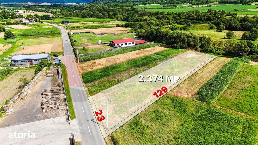Teren de 2374 mp, în Sadu