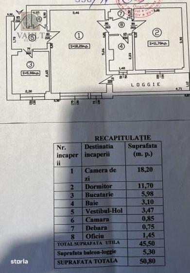 Apartament cu 2 camere semidecomandat, mobilat în Dristor