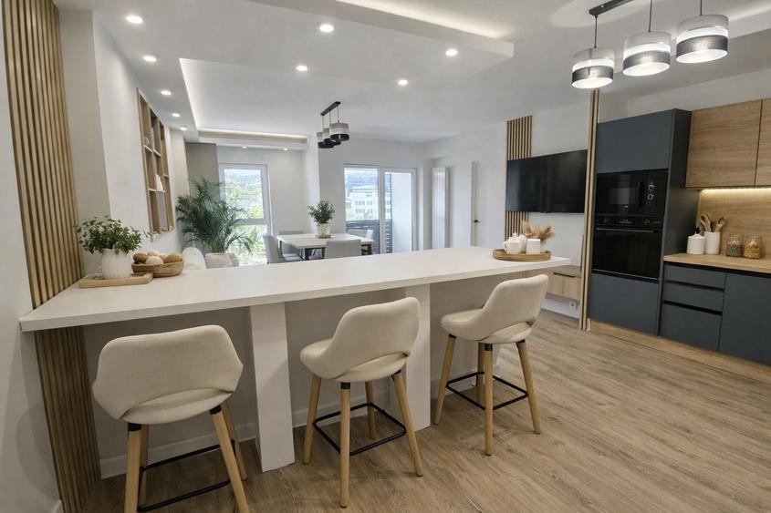 Apartament cu 2 camere semidecomandat în Dâmbul Rotund