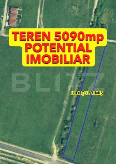 Teren agricol extravilan de 5090 mp, în Giroc
