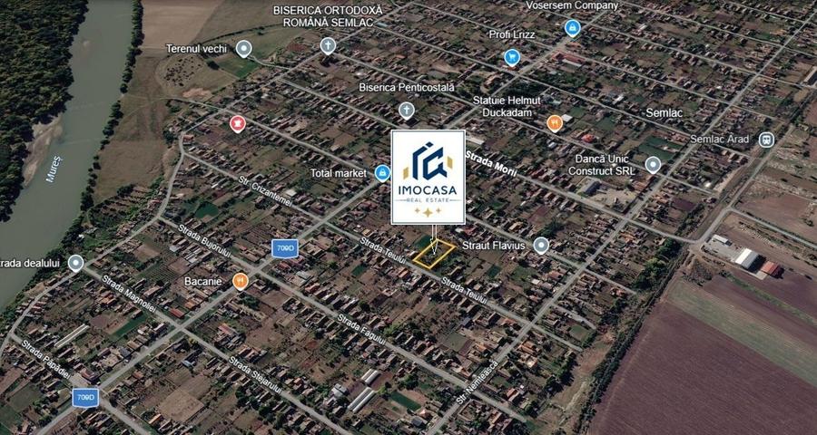 Teren Construcții intravilan de 2880 mp, în Semlac