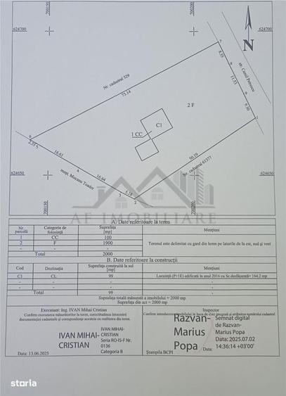 Casă cu 3 camere în Sticlăria
