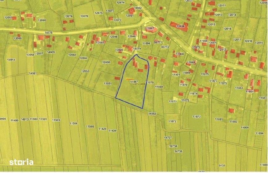Casă cu 4 camere cu Teren 5440 Mp în Ungheni