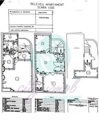 Apartament cu 3 camere semidecomandat în Moșilor