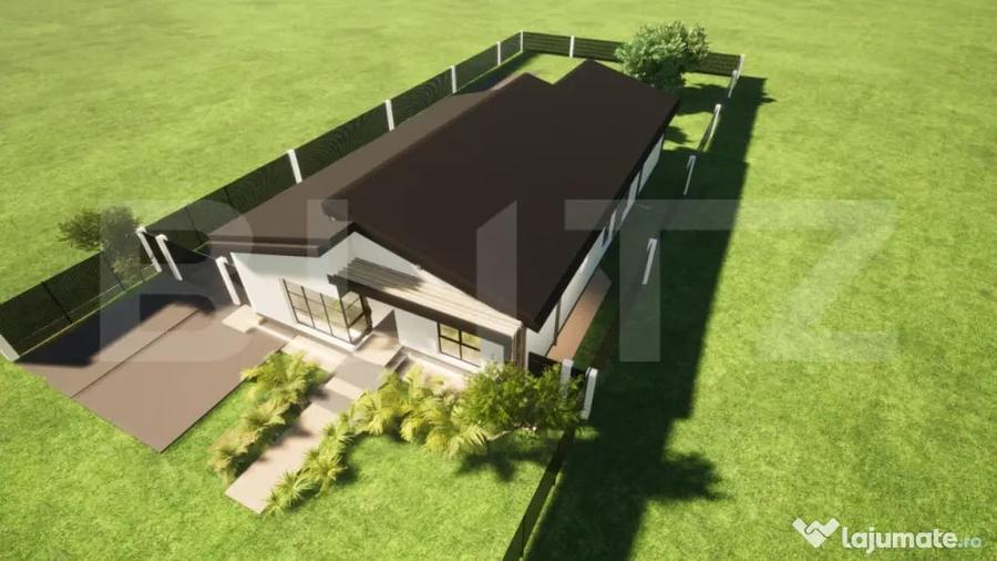 Casă cu 4 camere cu Teren 800 Mp în Mihai Viteazu